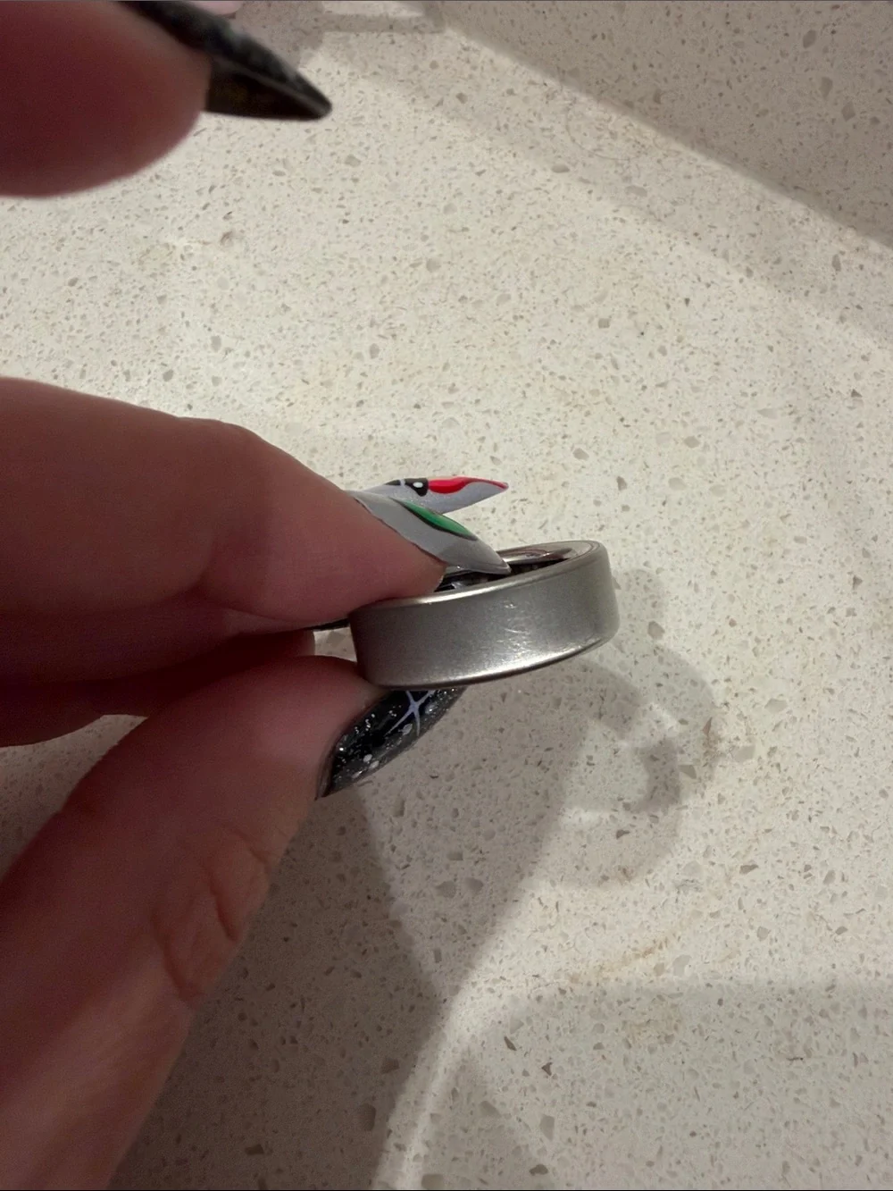 Gen 4 Brushed Silver Oura Ring